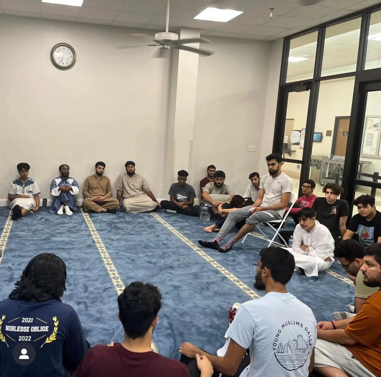 The chair passes down. A mentee now leads the halaqah himself