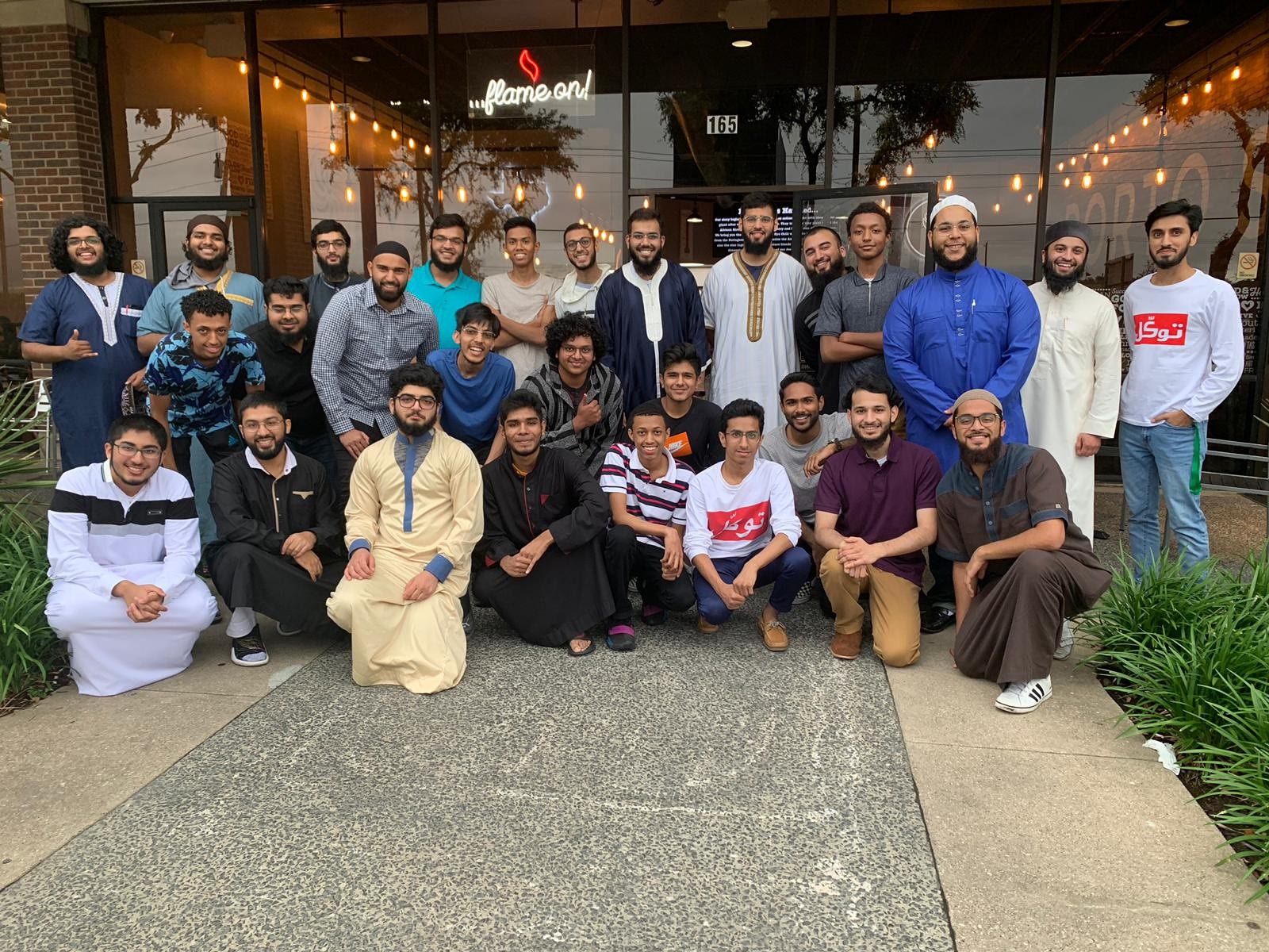 Thirty brothers, one reservation. The circle on its night out